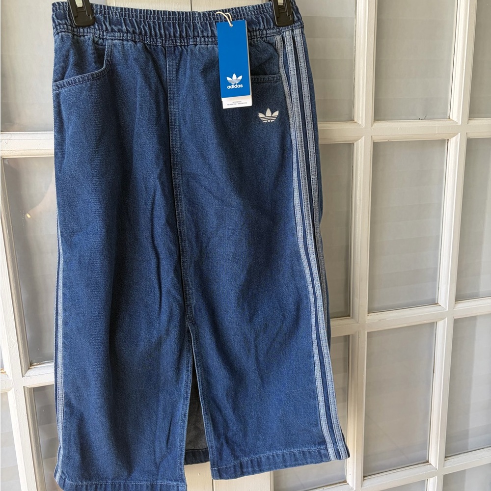 Adidas Kids Blue Denim Skirt